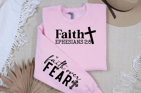 Faith Ephesians 2 8 Sleeve SVG Design, Christian Sleeve SVG, Faith SVG Design, Jesus Sleeve SVG SVG Regulrcrative 
