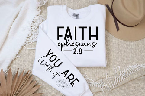Faith ephesians Sleeve SVG Design, Christian Sleeve SVG, Faith SVG Design, Jesus Sleeve SVG SVG Regulrcrative 