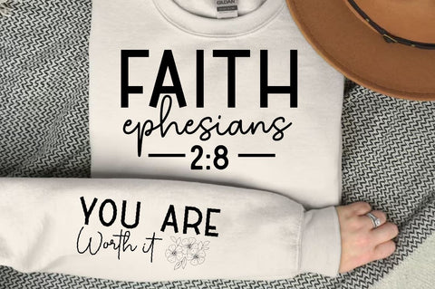 Faith ephesians Sleeve SVG Design, Christian Sleeve SVG, Faith SVG Design, Jesus Sleeve SVG SVG Regulrcrative 
