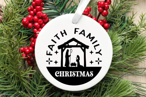 Faith family christmas SVG Angelina750 