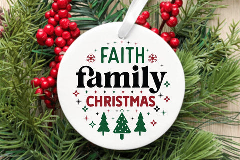 Faith family christmas SVG Angelina750 
