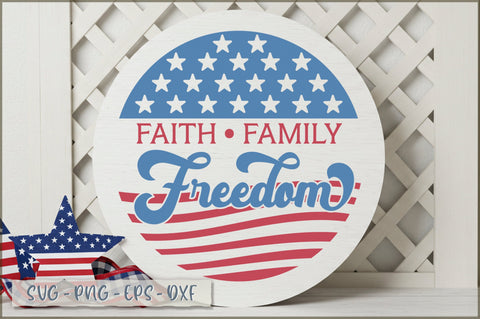 Faith. family freedom Sign SVG Shetara Begum 