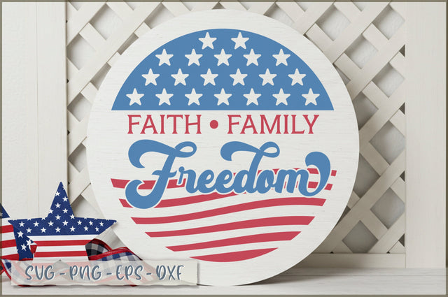 Faith. family freedom Sign SVG Shetara Begum 