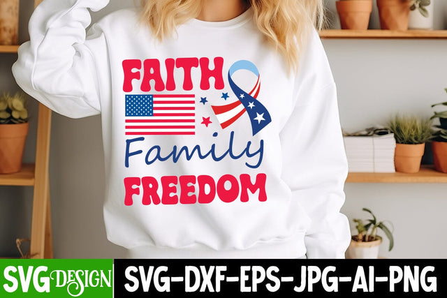 Faith Family Freedom SVG Design,4th of july Svg,4th of july SVG,4th of july svg,fourth of july svg,4th of july sublimation design,4th of july sublimation SVG BlackCatsMedia 
