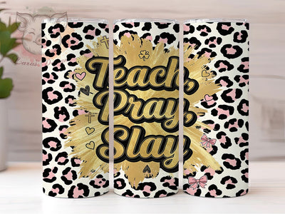 Faith-Filled Teacher Life Tumbler Wrap, Religious Teacher, Faith Based Gift, Christian Teacher, Classroom Motivation, Teaching Quote, Inspirational Design Sublimation Lara' s Designs 