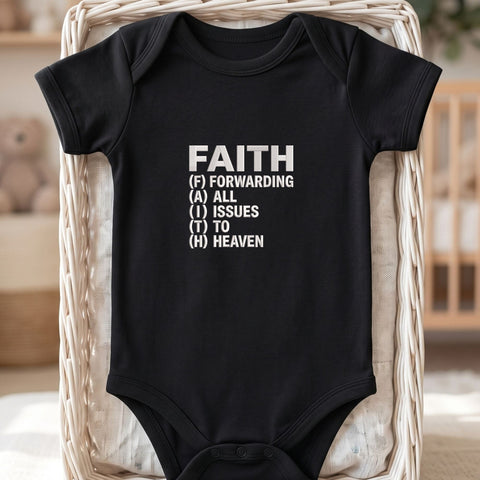 Faith Forwarding All Issues to Heaven Embroidery Design – Christian Faith Acronym Religious Machine Embroidery File Embroidery/Applique DESIGNS PatternFeed8 