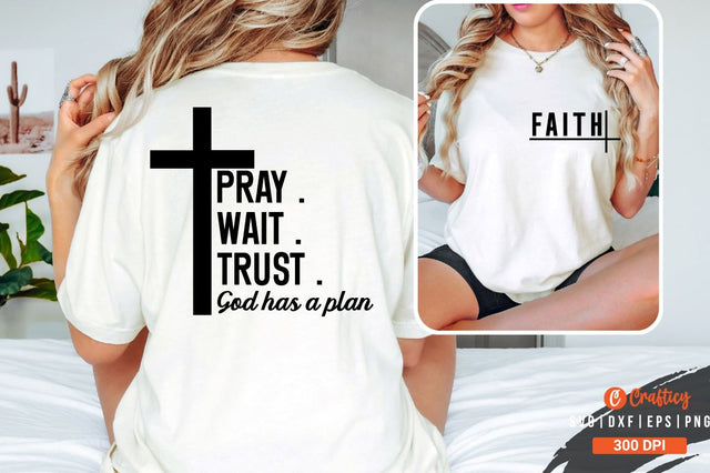 Faith Front and Back SVG T shirt Design SVG Designangry 