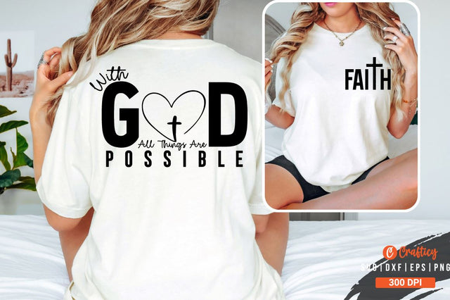 Faith Front and Back SVG T shirt Design SVG Designangry 