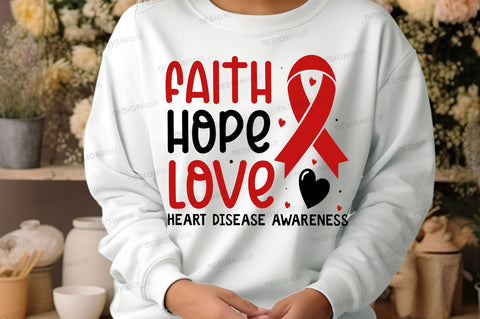 Faith hope love heart Svg Design SVG Regulrcrative 