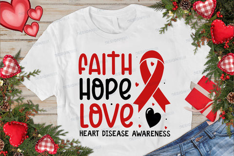 Faith hope love heart Svg Design SVG Regulrcrative 