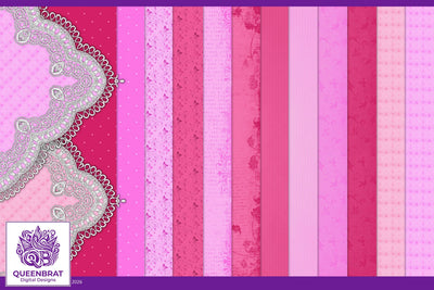 Faith Hope Love Papers Digital Pattern QueenBrat Digital Designs 