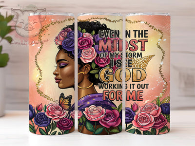 Faith I See God Quote Tumbler Wrap, I See God Design, 20oz Sublimation Wrap, Christian Quote Tumbler, Inspirational Religious Cup, Spiritual Drinkware, God Is With Me Tumbler Sublimation Lara' s Designs 