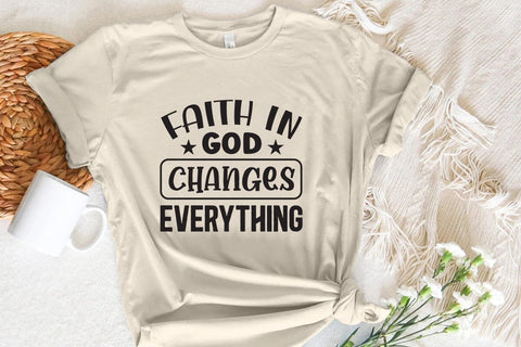 Faith in God Changes Everything SVG Angelina750 