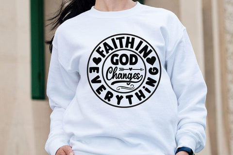 Faith in God Changes Everything SVG Angelina750 
