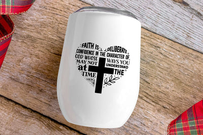 Faith is deliberate confidence SVG Angelina750 