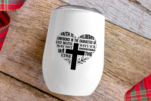 Faith is deliberate confidence SVG Angelina750 