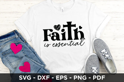 Faith is Essential, Faith SVG Cut File SVG CraftLabSVG 