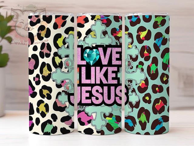 Faith Jesus Bible Verse 20oz Tumbler, Faith Tumbler, Jesus Tumbler, Religious Tumbler, Bible Verse Tumbler, 20oz Sublimation Wrap, Inspirational Tumbler Sublimation Lara' s Designs 