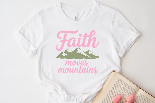 Faith moves mountains Religious Design SVG SVG FiveStarCrafting 