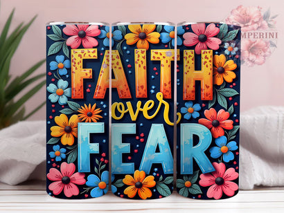 Faith Over Fear 20oz Tumbler Wrap PNG, Inspirational Christian Bible Jesus Tumbler PNG Sublimation Design, Straight & Tapered Tumbler Wrap, Instant Digital Download Sublimation Li Zamperini 