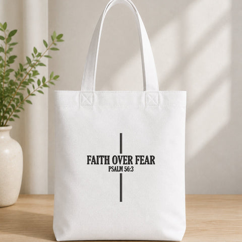 Faith Over Fear Embroidery Design – Psalm 56:3 Cross Machine Embroidery File, Christian Bible Verse Religious Design Embroidery/Applique DESIGNS PatternFeed8 