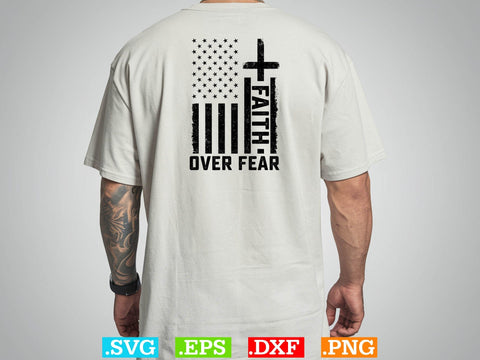 Faith Over Fear Shirt ,Christian Svg, Religious Shirt, Jesus Svg, God Svg, Faith PNG, Christian Svg SVG Creativeart88 