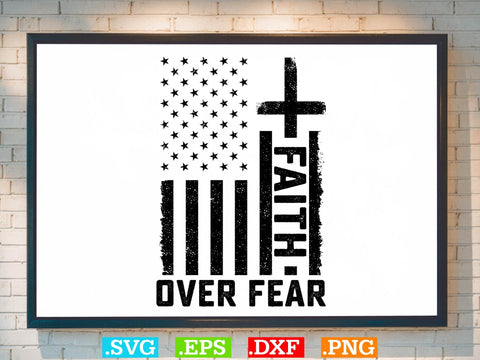 Faith Over Fear Shirt ,Christian Svg, Religious Shirt, Jesus Svg, God Svg, Faith PNG, Christian Svg SVG Creativeart88 