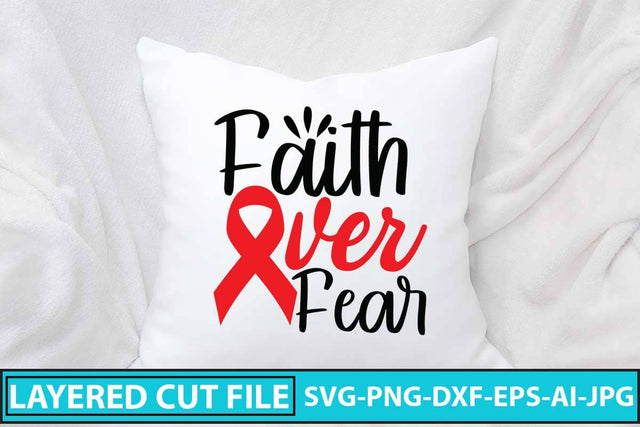 Faith Over Fear SVG Cut File SVG Syaman 