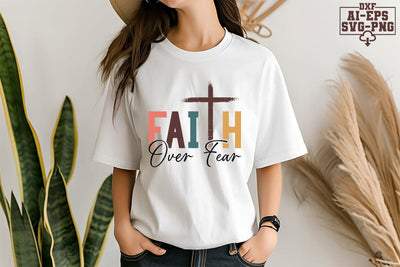 Faith Over Fear Svg Cut Files Creative Art SVG CraftlabSvg55 