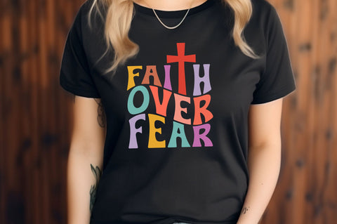 Faith over Fear svg Design SVG Regulrcrative 