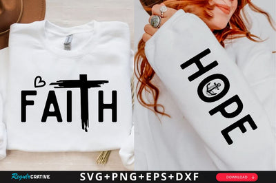 Faith Sleeve SVG Design, Christian Sleeve SVG, Faith SVG Design, Jesus Sleeve SVG SVG Regulrcrative 