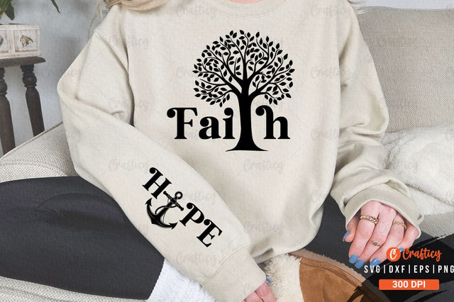 Faith Sleeve SVG Design SVG Designangry 