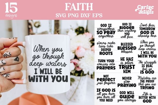 Faith SVG and Sublimation Bundle SVG Carla C Designs 