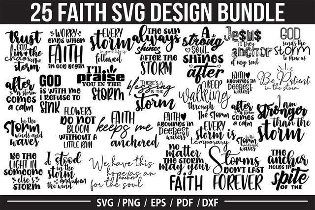 Faith SVG Bundle, Blessed SVG SVG orpitasn 