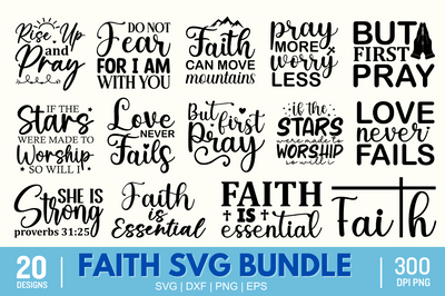 Faith Svg bundle SVG Designangry 