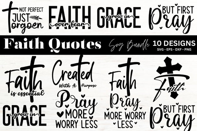 Faith svg bundle SVG Designangry 