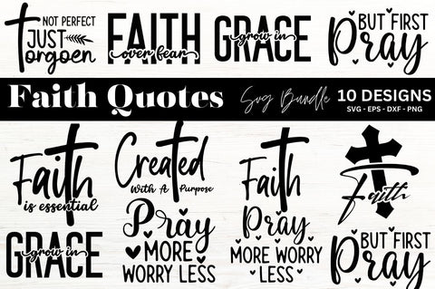 Faith svg bundle SVG Designangry 