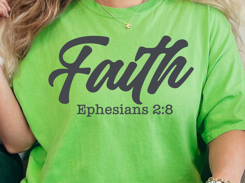 Faith Svg, Ephesians Svg, Bible Verse Svg, Christian Svg, Blessed Svg, Jesus Svg SVG DesignDestine 