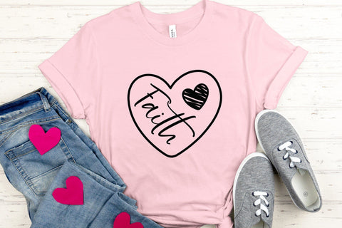 Faith SVG - Heart with Faith SVG SVG CraftLabSVG 