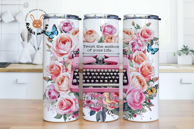 Faith Tumbler Wrap, Inspirational Christian Tumbler PNG, Bible Verse 20 Oz Sublimation Tumbler PNG Sublimation Rabbitmakies 