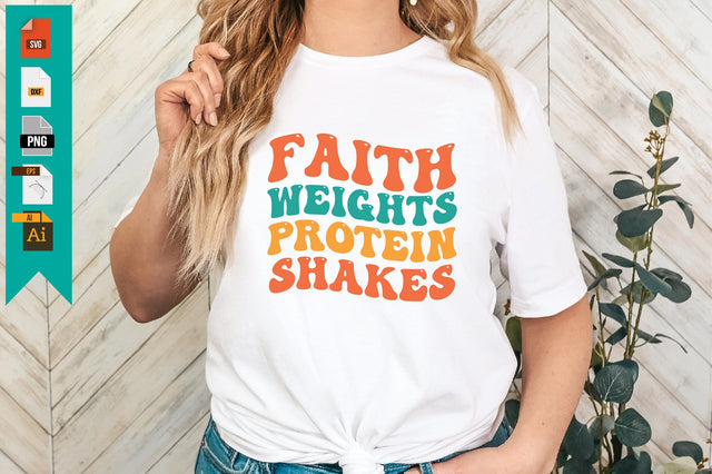 Faith Weights Protein Shakes SVG Craftlabsvg24 