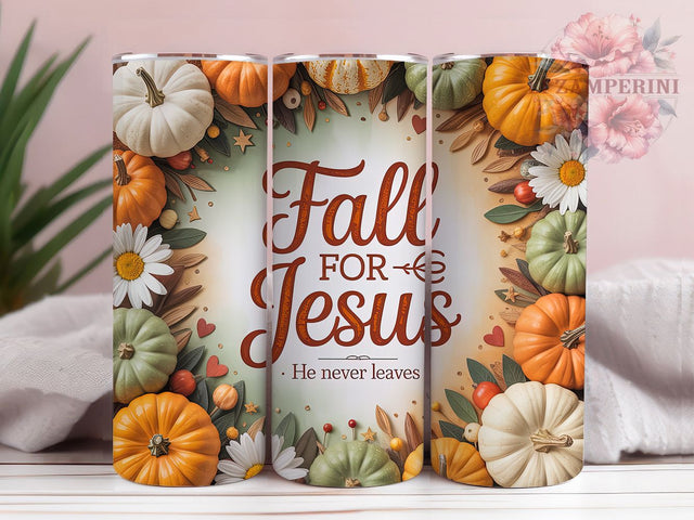 Faithful Fall for Jesus Tumbler Wrap, Fall For Jesus Png, 20oz Skinny Tumbler, Faith Tumbler Wrap, Sublimation Download, Pumpkin Floral Tumbler, Religious Tumbler Design Sublimation Li Zamperini 