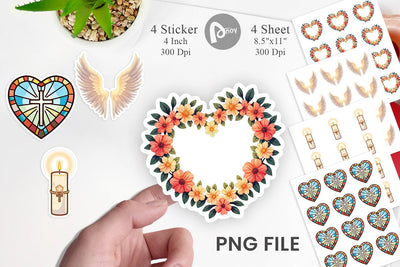 Faithful Pastels Sticker Sublimation artnoy 