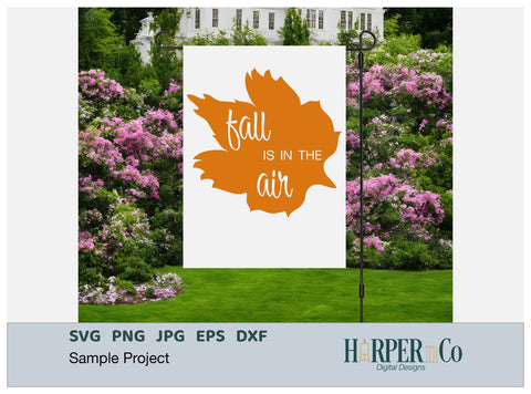 Fall Air Leaf SVG PNG Cut EPS File SVG HarperNCo 