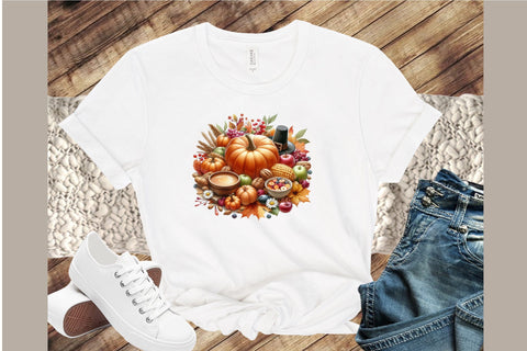Fall and Thanksgiving Clipart Bundle Sublimation designartist 
