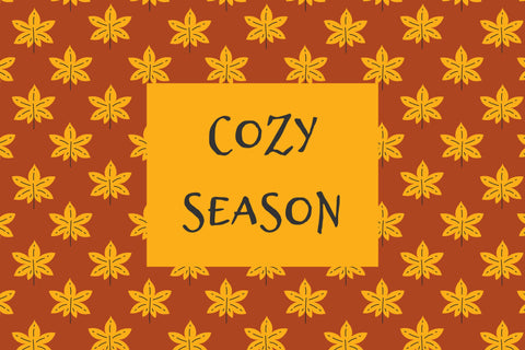 Fall & Autumn Cozy Seamless Patterns Digital Pattern Rin Green 