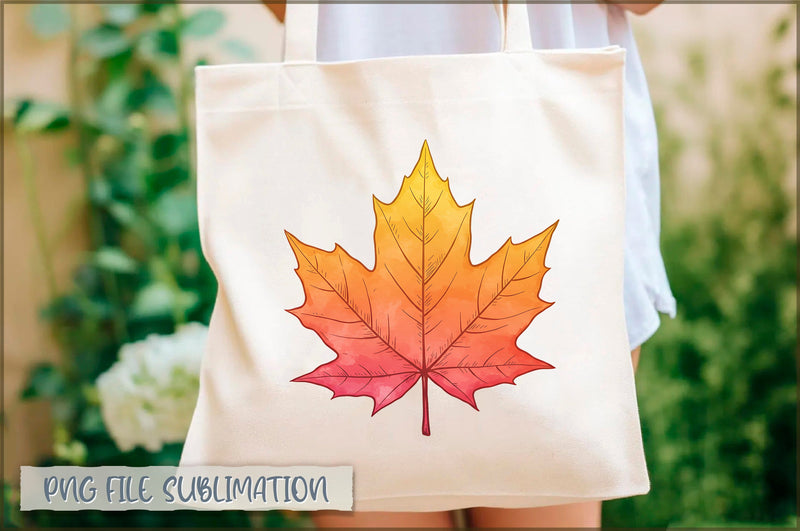 Fall Autumn Leaves Tote Bag Sublimation Shetara Begum 