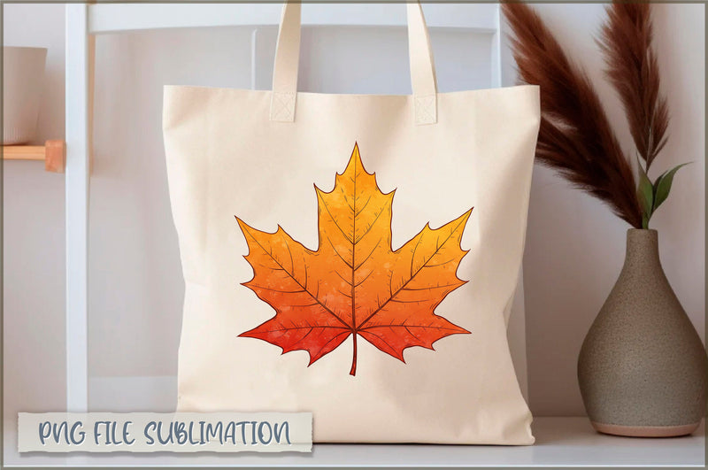 Fall Autumn Leaves Tote Bag Sublimation Shetara Begum 