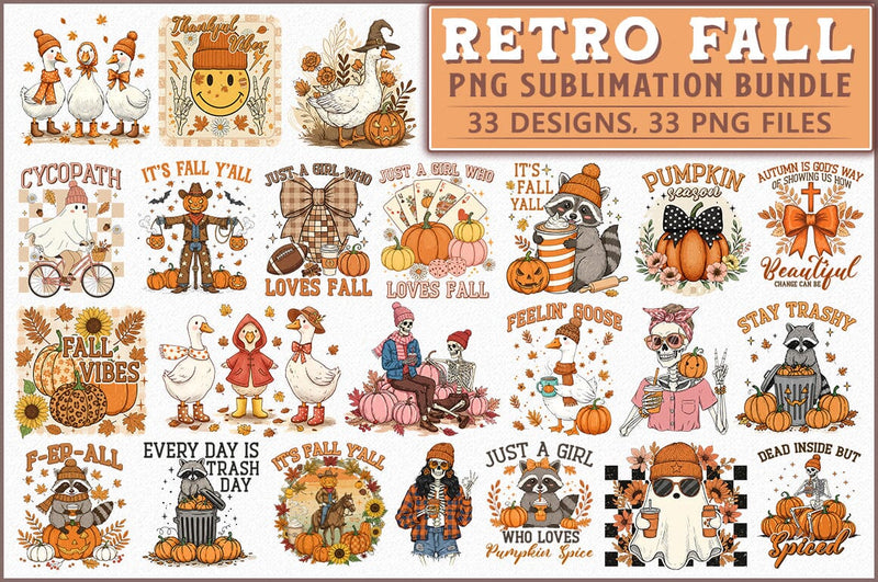 Fall Autumn Sublimation Bundle Sublimation Shetara Begum 