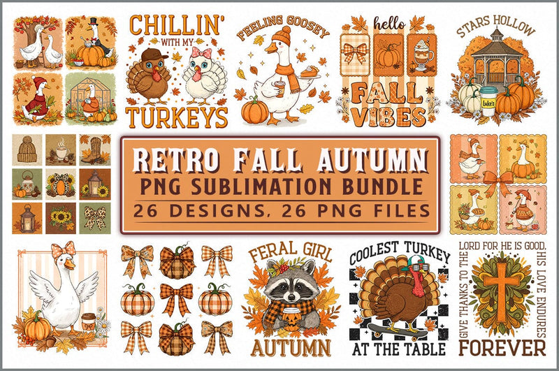Fall Autumn Sublimation Bundle Sublimation Shetara Begum 